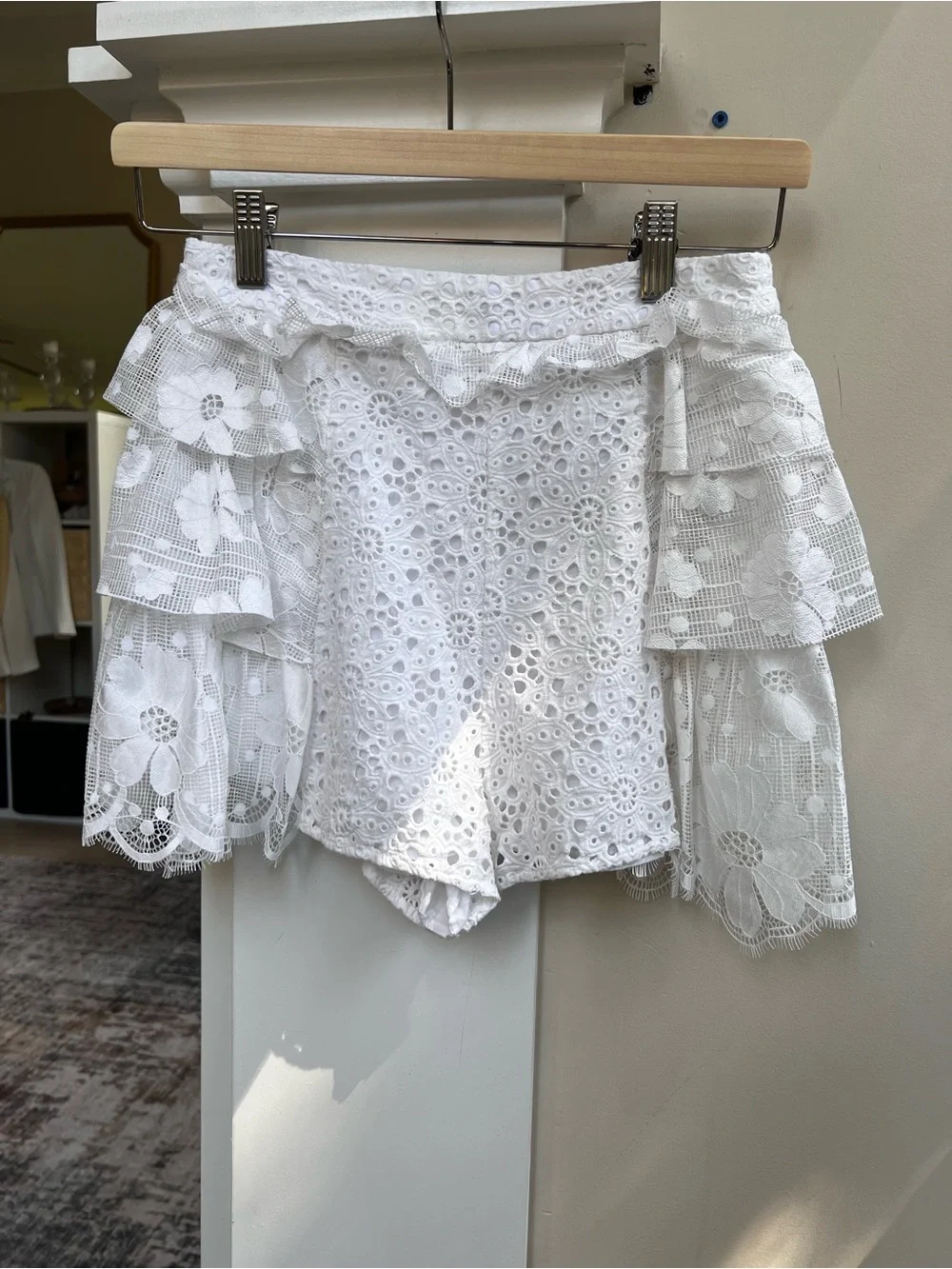 For Love & Lemons Las Palmas lace shorts - Picture 6 of 9